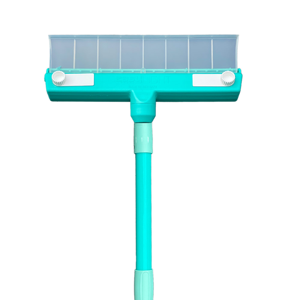 ZanMax Wasserabzieher Haushaltsglasschaber mit langem Stiel  Badezimmerglas-Spiegelreiniger, (3-St)